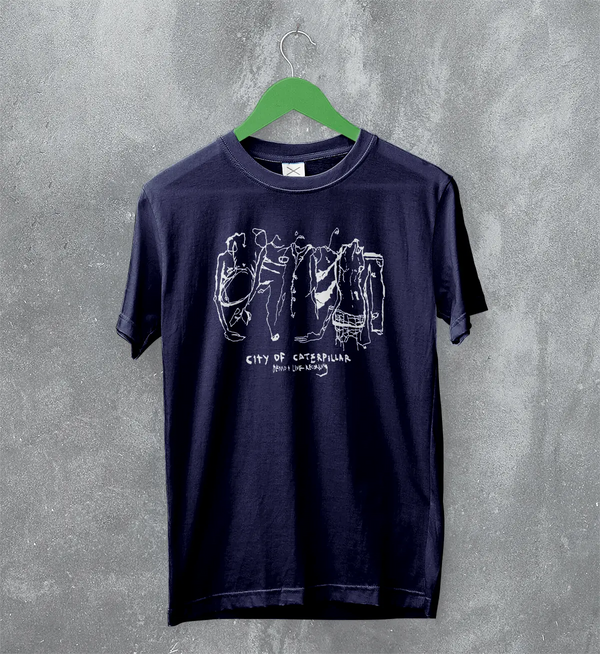 City of Caterpillar T-Shirt Demo + Live Recording Shirt Album Screamo Music Merch
