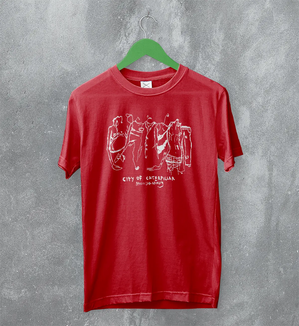 City of Caterpillar T-Shirt Demo + Live Recording Shirt Album Screamo Music Merch
