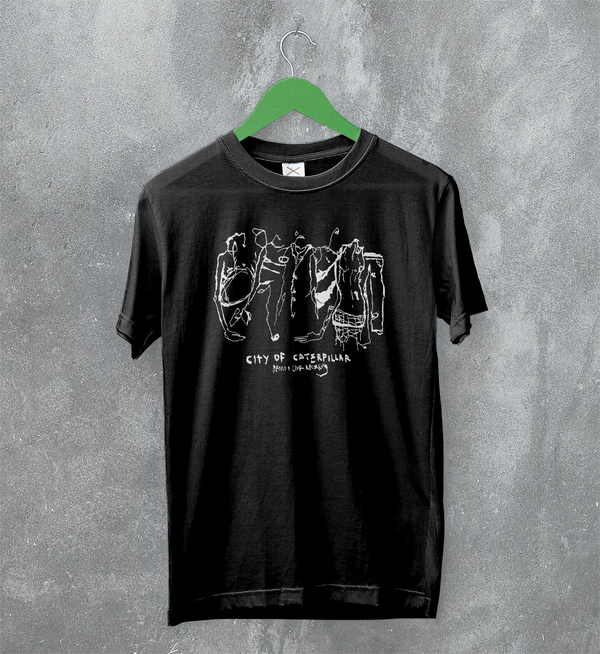 City of Caterpillar T-Shirt Demo + Live Recording Shirt Album Screamo Music Merch