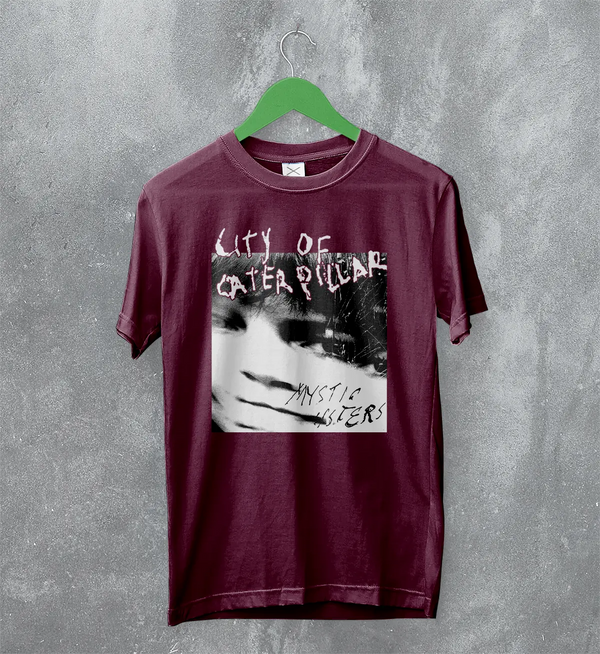 City of Caterpillar T-Shirt Mystic Sisters Shirt Screamo Album Concert Graphic Tee