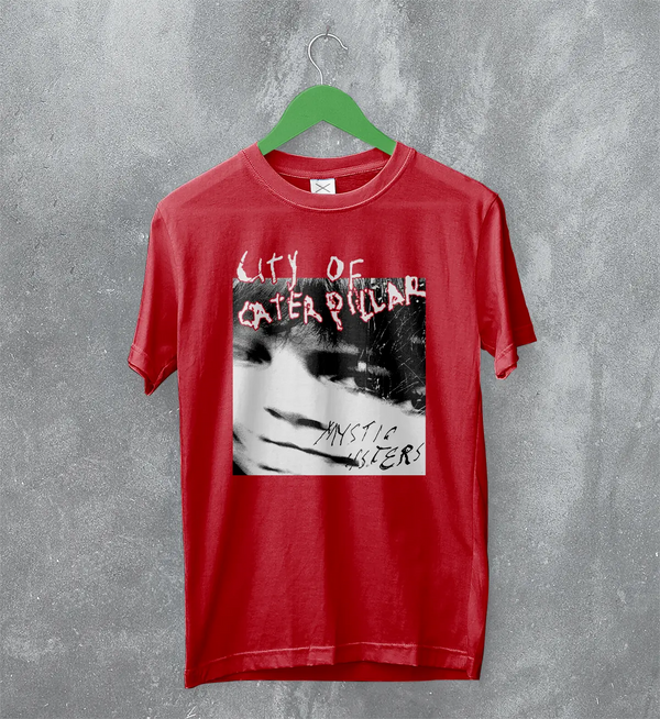 City of Caterpillar T-Shirt Mystic Sisters Shirt Screamo Album Concert Graphic Tee