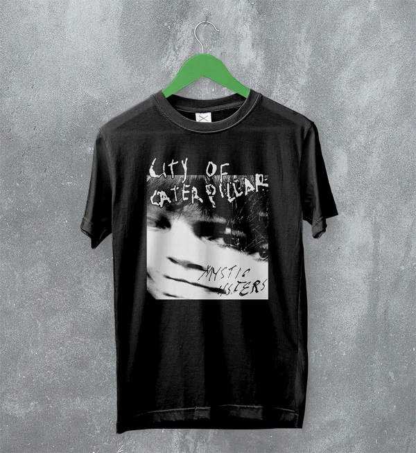 City of Caterpillar T-Shirt Mystic Sisters Shirt Screamo Album Concert Graphic Tee