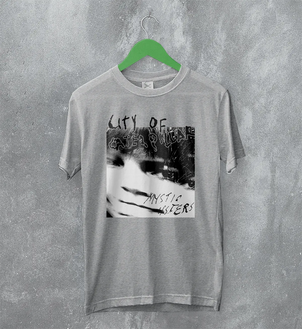 City of Caterpillar T-Shirt Mystic Sisters Shirt Screamo Album Concert Graphic Tee