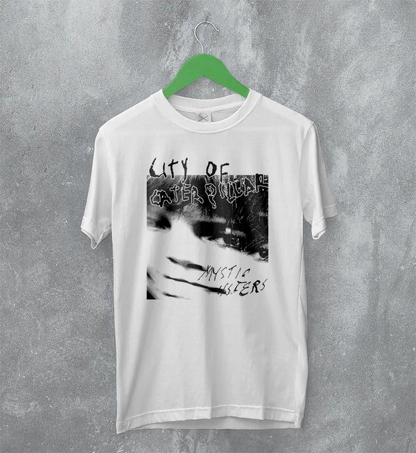 City of Caterpillar T-Shirt Mystic Sisters Shirt Screamo Album Concert Graphic Tee