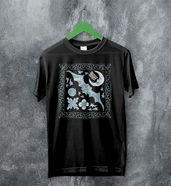 Cavetown T-Shirt Dark Bat Moon Shirt Indie Rock Cavetown Music Merch