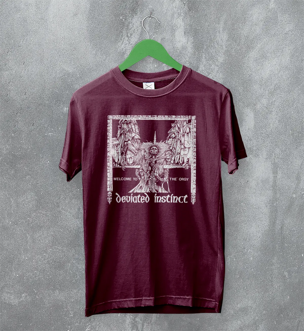 Deviated Instinct Welcome to the Orgy T-Shirt Extreme Metal Deviated Instinct Shirt