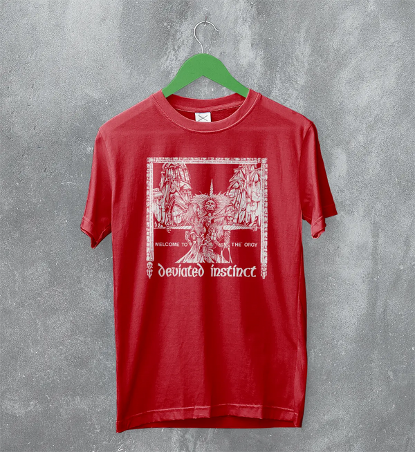 Deviated Instinct Welcome to the Orgy T-Shirt Extreme Metal Deviated Instinct Shirt