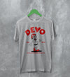 Devo T-Shirt De-Evolution Tee Vintage New Wave Shirt 80s Band Logo