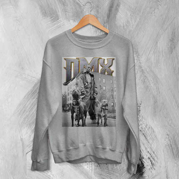DMX Sweatshirt Rapper DMX Dog Shirt NYC Rap Legend Music Crewneck