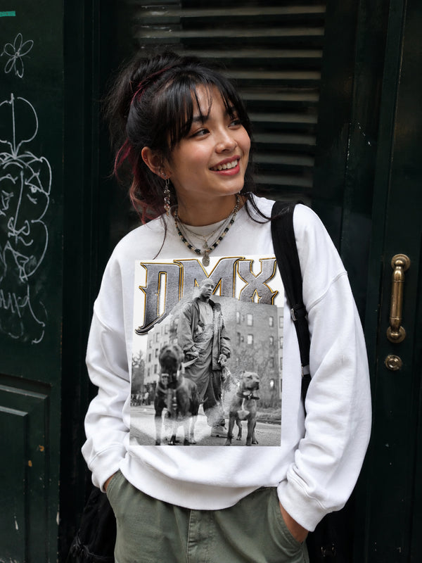 DMX Sweatshirt Rapper DMX Dog Shirt NYC Rap Legend Music Crewneck