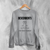 Descendents Sweatshirt Don't Want to Grow Up Sweater Band Punk Shirt