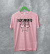 Descendents T-Shirt Band Logo Tee Vintage Cartoon Milo Shirt Punk Merch