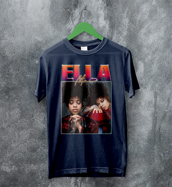 Vintage Ella Mai T-Shirt RnB Ella Mai Bootleg Shirt R&B Music Fans Tee