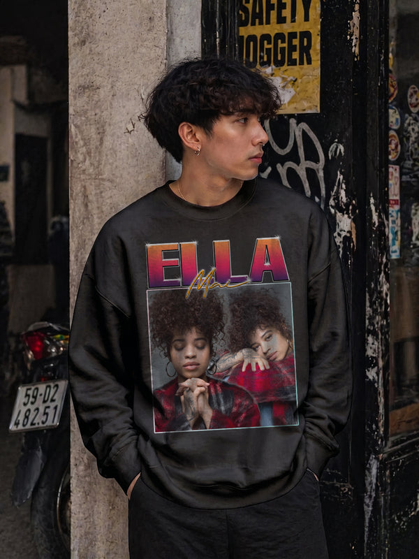 Vintage Ella Mai Sweatshirt RnB Ella Mai Bootleg Shirt R&B Music Fans Crewneck
