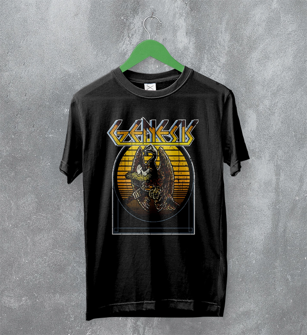 Genesis Dragon T-Shirt Art Genesis Shirt Rock Music Tee