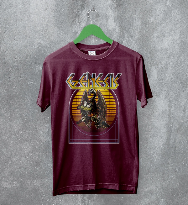 Genesis Dragon T-Shirt Art Genesis Shirt Rock Music Tee