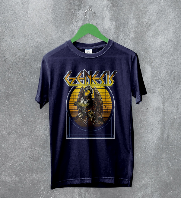 Genesis Dragon T-Shirt Art Genesis Shirt Rock Music Tee