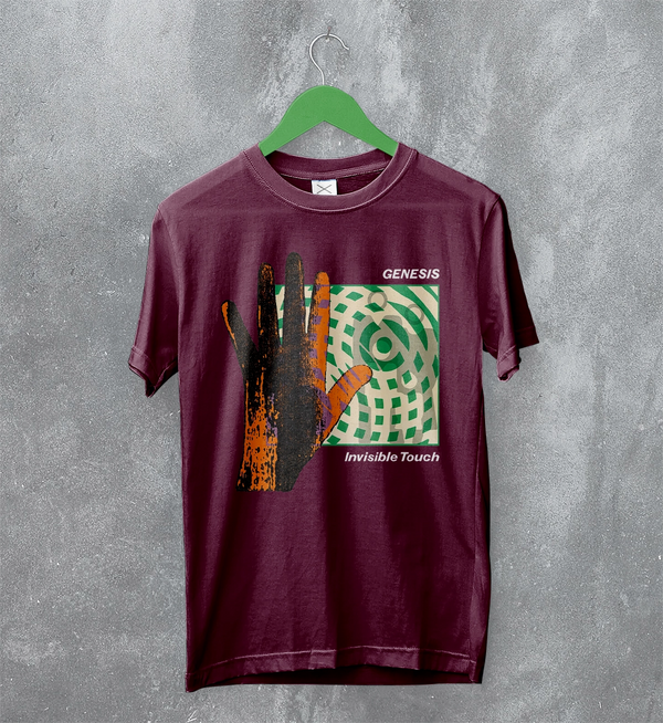 Genesis Invisible Touch T-Shirt Rock Genesis Shirt 90s Album Music Tee