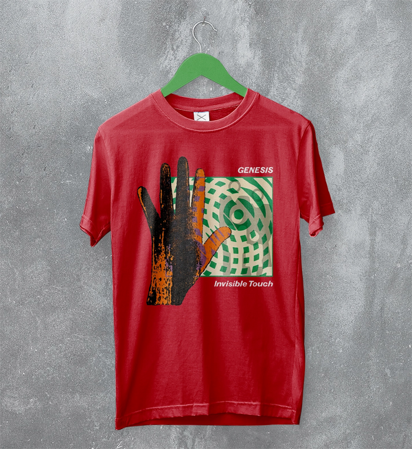 Genesis Invisible Touch T-Shirt Rock Genesis Shirt 90s Album Music Tee