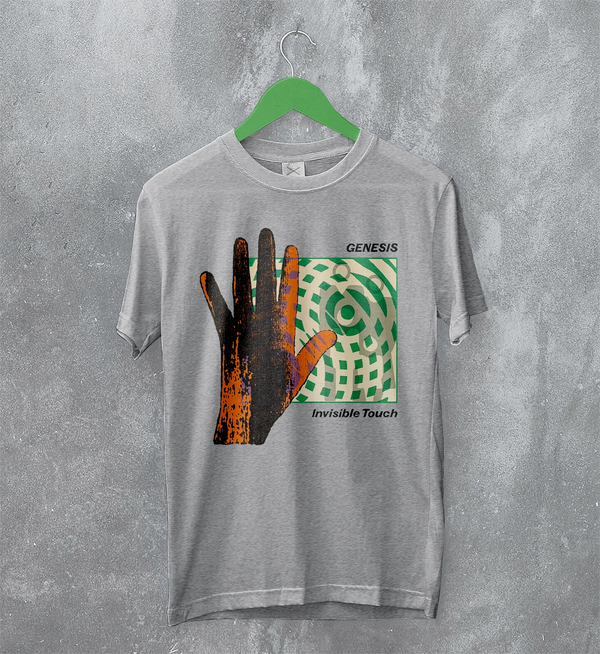 Genesis Invisible Touch T-Shirt Rock Genesis Shirt 90s Album Music Tee