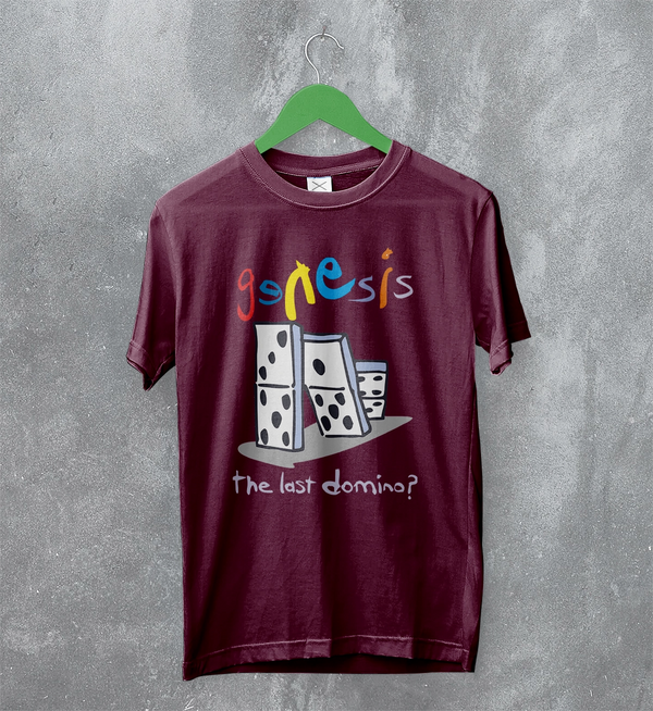 Genesis Tour T-Shirt The Last Domino Genesis Shirt Concert Music Tee