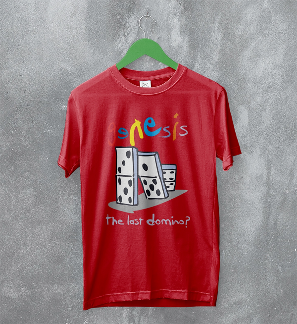 Genesis Tour T-Shirt The Last Domino Genesis Shirt Concert Music Tee