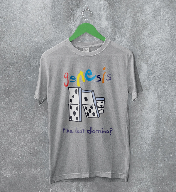Genesis Tour T-Shirt The Last Domino Genesis Shirt Concert Music Tee