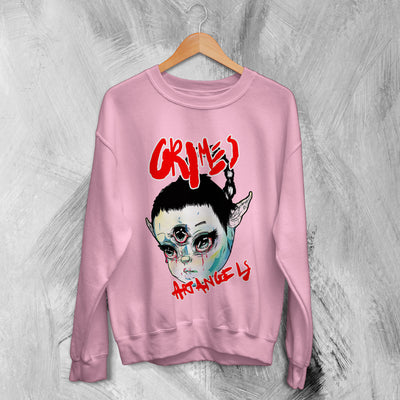 Grimes Sweatshirt Art Angels Sweater Band Album Art Shirt Tour