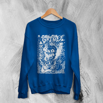 Grimes Sweatshirt Visions Sweater Band Graphic Shirt Album Art Inspired