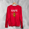 Bee Sweatshirt Safe The Bee Sweater Wildlife Animal Illustration Gift