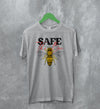 Bee T-Shirt Safe The Bee Shirt Wildlife Animal Illustration Gift