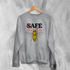 Bee Sweatshirt Safe The Bee Sweater Wildlife Animal Illustration Gift