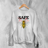 Bee Sweatshirt Safe The Bee Sweater Wildlife Animal Illustration Gift