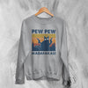 Cat Sweatshirt Pew Pew Madafaka Sweater Cat Animal Lover Gift