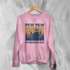 Cat Sweatshirt Pew Pew Madafaka Sweater Cat Animal Lover Gift