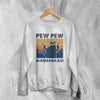 Cat Sweatshirt Pew Pew Madafaka Sweater Cat Animal Lover Gift