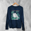 Cat Sweatshirt I Hate People Sweater Introvert Gift Cat Lover