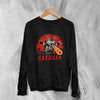 Catzilla Sweatshirt Cat Sweater Japan Cool Cat Lover Gift Godzilla Fan