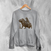 Capybara Sweatshirt Vintage Possum Cowboy Sweater American Lover