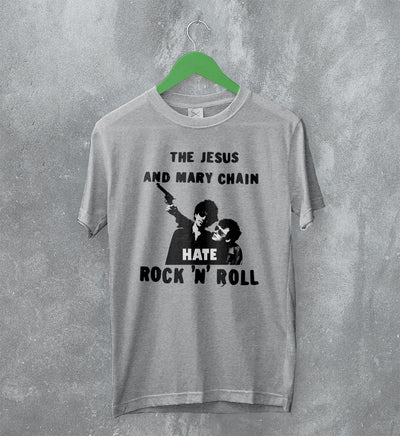 The Jesus and Mary Chain T-Shirt Hate Rock 'n' Roll Tee Band Shirt 90s