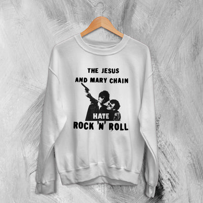 The Jesus and Mary Chain Sweatshirt Hate Rock 'n' Roll Sweater Band Shirt 90s