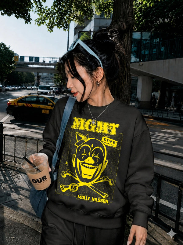 MGMT x Molly Nilsson Concert Sweatshirt MGMT Shirt Music Shirt