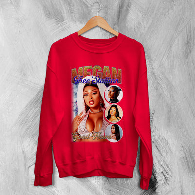 Megan Thee Stallion Sweatshirt Good News Sweater Megan Shirt Rapper