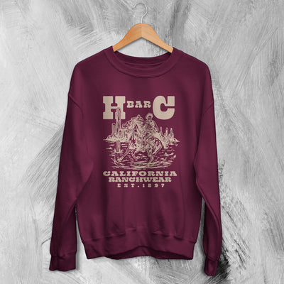 Nature Sweatshirt Desert Vibes Sweater Cowboy Shirt Retro California