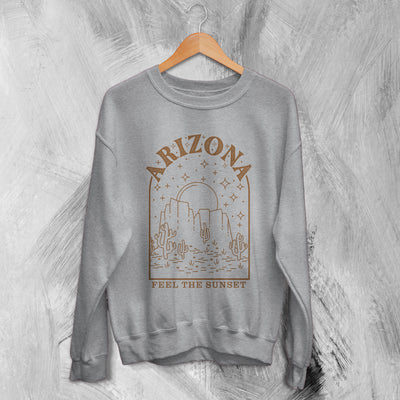 Nature Sweatshirt Arizona Sweater Feel The Sunset Shirt Wildlife Lover