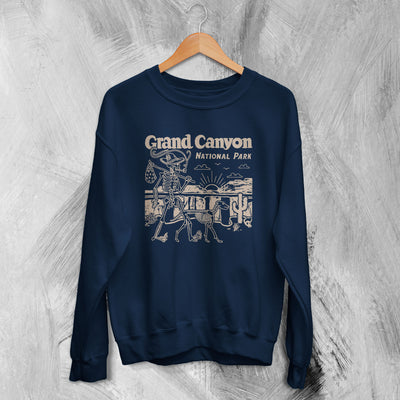 Nature Sweatshirt Grand Canyon Sweater National Park Shirt Retro Wildlife