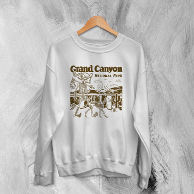 Nature Sweatshirt Grand Canyon Sweater National Park Shirt Retro Wildlife