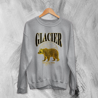 Nature Sweatshirt Glacier Tee Montana National Park Shirt Wildlife