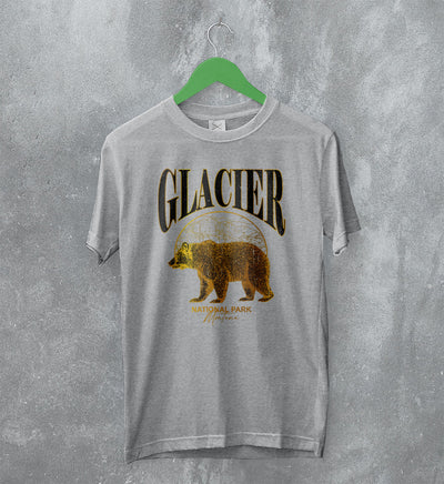 Nature T-Shirt Glacier Tee Montana National Park Shirt Wildlife Conservation