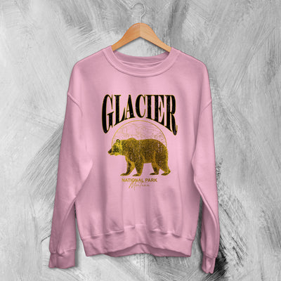 Nature Sweatshirt Glacier Tee Montana National Park Shirt Wildlife